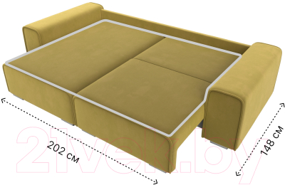 Диван угловой Лига Диванов Лига-029 левый / 121922L