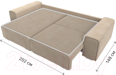 Диван угловой Лига Диванов Лига-029 левый / 121924L