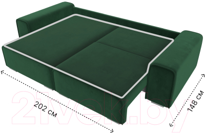 Диван угловой Лига Диванов Лига-029 левый / 121926L