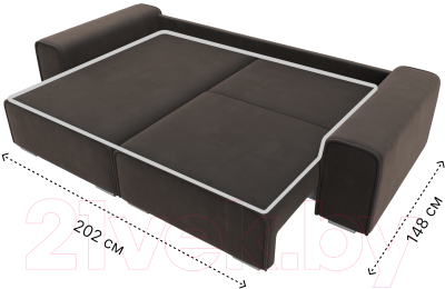 Диван угловой Лига Диванов Лига-029 левый / 121927L