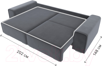 Диван угловой Лига Диванов Лига-029 левый / 121928L