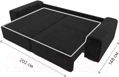 Диван угловой Лига Диванов Лига-029 левый / 121929L