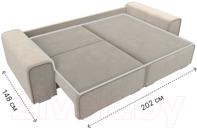 Диван угловой Лига Диванов Лига-029 правый / 121917