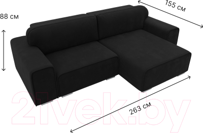 Диван угловой Лига Диванов Лига-029 правый / 121918