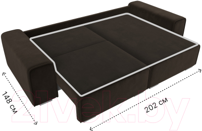 Диван угловой Лига Диванов Лига-029 правый / 121919