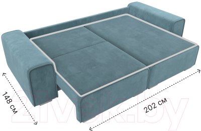 Диван угловой Лига Диванов Лига-029 правый / 121925