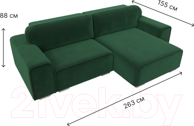 Диван угловой Лига Диванов Лига-029 правый / 121926