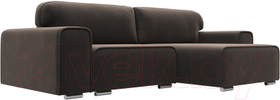 Диван угловой Лига Диванов Лига-029 правый / 121927 - фото