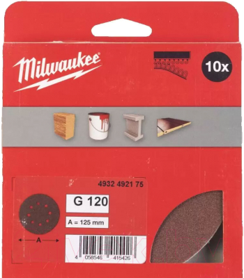 Набор шлифлистов Milwaukee 4932492175