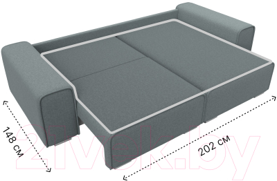 Диван угловой Лига Диванов Лига-029 правый / 121932