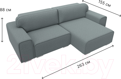 Диван угловой Лига Диванов Лига-029 правый / 121932