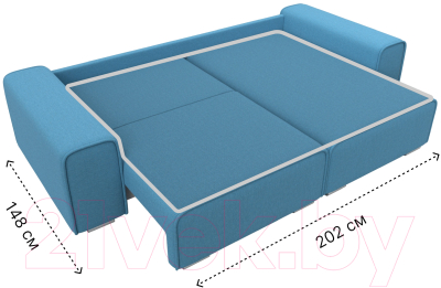 Диван угловой Лига Диванов Лига-029 правый / 121933