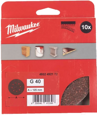 Набор шлифлистов Milwaukee 4932492172