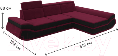 Диван угловой Лига Диванов Лига-032 правый / 121651