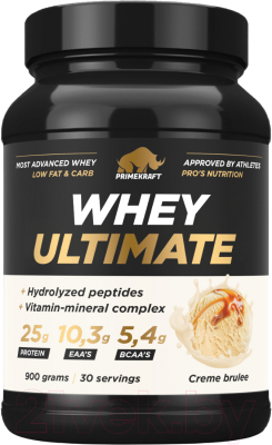Протеин Prime Kraft Whey Ultimate Крем-брюле - фото