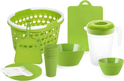 Набор пластиковой посуды Полимербыт BBQ Party C83445 - фото