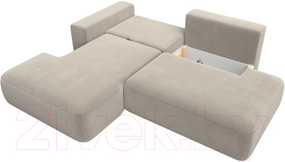 Диван угловой Лига Диванов Лига-36 НПБ левый / 121398L