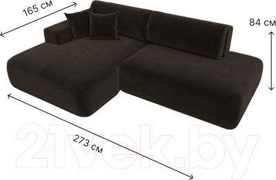 Диван угловой Лига Диванов Лига-36 НПБ левый / 121400L