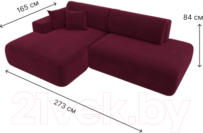 Диван угловой Лига Диванов Лига-36 НПБ левый / 121403L