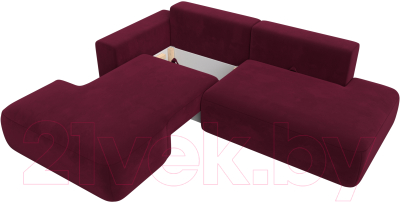 Диван угловой Лига Диванов Лига-36 НПБ левый / 121403L