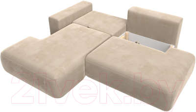 Диван угловой Лига Диванов Лига-36 НПБ левый / 121407L