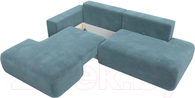 Диван угловой Лига Диванов Лига-36 НПБ левый / 121408L