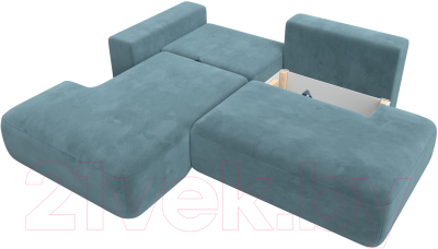 Диван угловой Лига Диванов Лига-36 НПБ левый / 121408L