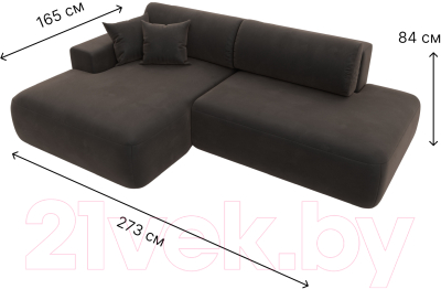 Диван угловой Лига Диванов Лига-36 НПБ левый / 121411L