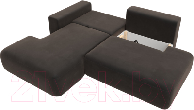 Диван угловой Лига Диванов Лига-36 НПБ левый / 121411L