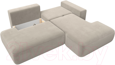 Диван угловой Лига Диванов Лига-36 НПБ правый / 121398