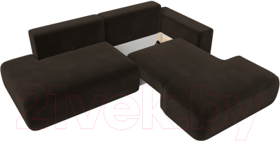 Диван угловой Лига Диванов Лига-36 НПБ правый / 121400