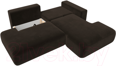 Диван угловой Лига Диванов Лига-36 НПБ правый / 121400