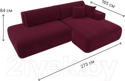 Диван угловой Лига Диванов Лига-36 НПБ правый / 121403