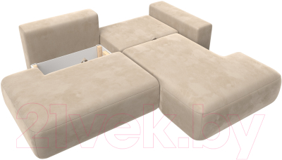 Диван угловой Лига Диванов Лига-36 НПБ правый / 121407