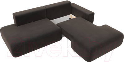 Диван угловой Лига Диванов Лига-36 НПБ правый / 121411