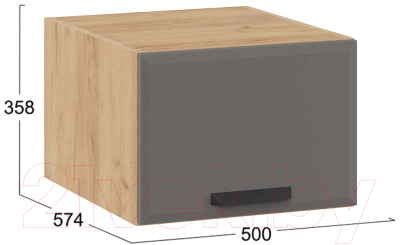 Шкаф навесной для кухни ТриЯ Тиана 1В5ГП