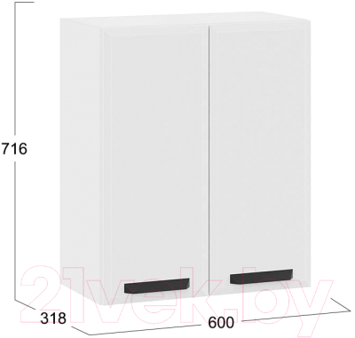 Шкаф навесной для кухни ТриЯ Тиана 1В6
