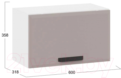 Шкаф навесной для кухни ТриЯ Тиана 1В6ГП