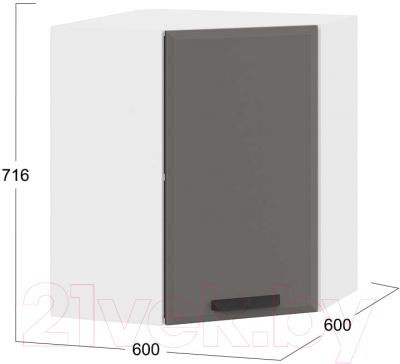 Шкаф навесной для кухни ТриЯ Тиана 1В6У