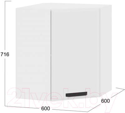 Шкаф навесной для кухни ТриЯ Тиана 1В6У