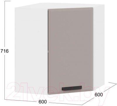 Шкаф навесной для кухни ТриЯ Тиана 1В6У