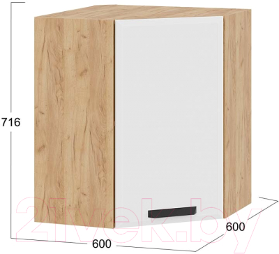 Шкаф навесной для кухни ТриЯ Тиана 1В6У