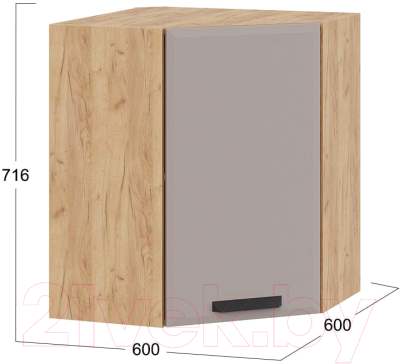 Шкаф навесной для кухни ТриЯ Тиана 1В6У