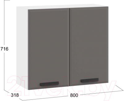 Шкаф навесной для кухни ТриЯ Тиана 1В8