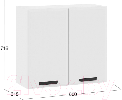 Шкаф навесной для кухни ТриЯ Тиана 1В8