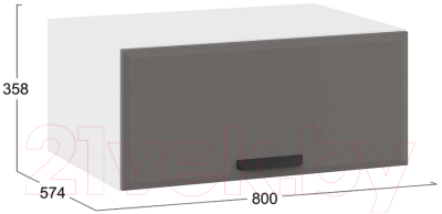 Шкаф навесной для кухни ТриЯ Тиана 1В8ГП