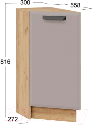 Шкаф-стол кухонный ТриЯ Тиана 1Н3Т