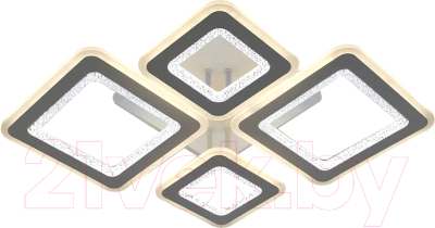 Люстра Estares Oval Double RGB120W 5S-APP-700x500x72WHITE/WHITE/BULB-220-IP20 - фото