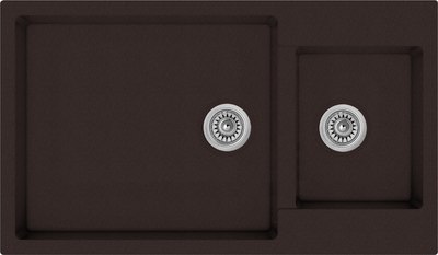Мойка кухонная Longran Enigma ENG860.500 15 (мароне) - фото