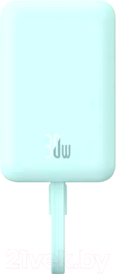 Портативное зарядное устройство Baseus Magnetic Mini Peppermint / P1002210B333-00 - фото